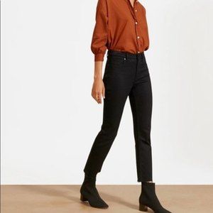 Everlane Black High Rise Straight Leg jeans - 26